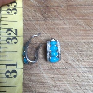 Sleeping Beauty Huggie Hoops Sterling